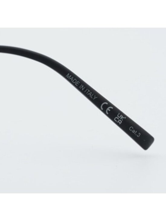 Saint Laurent SL536 001 Sunglasses Black Rimless Shield Frame, Black Lenses main image 2